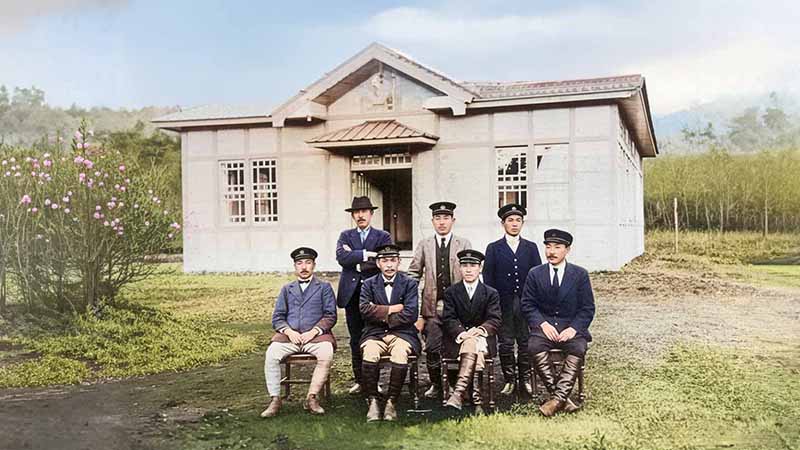 外山御料牧場 事務所 / 提供：三浦定夫氏所蔵