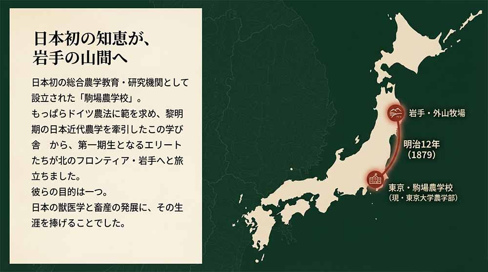 外山牧場と教育 スライド