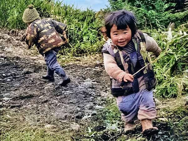 外山の子供たち