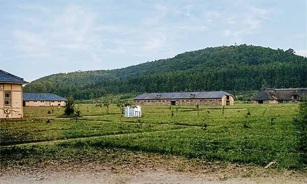 岩手県種畜場事務所付近