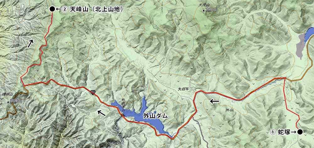 外山の秋(紅葉の絨毯)2025