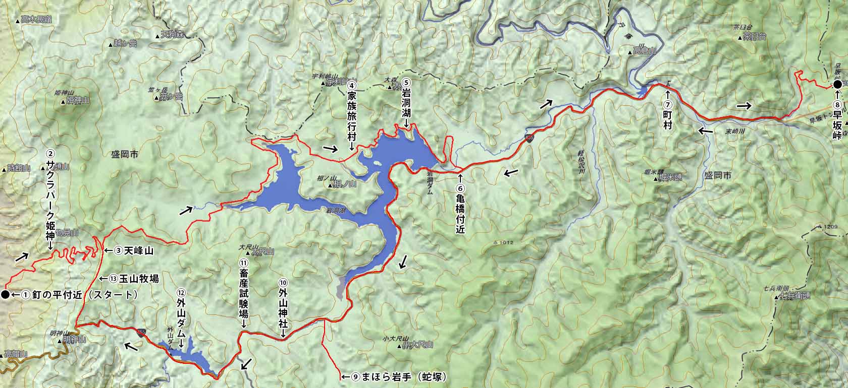 外山の秋(紅葉の絨毯)2025