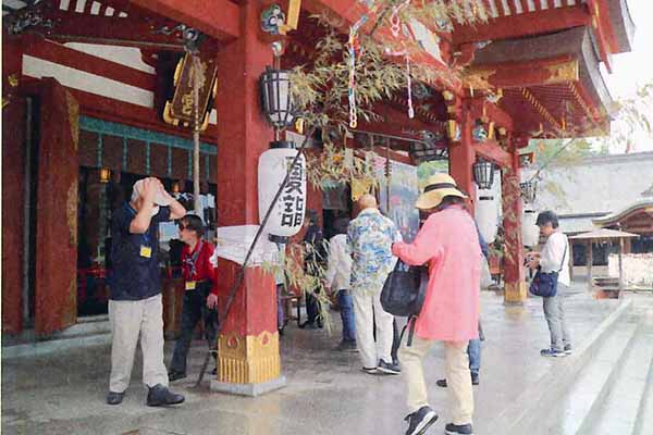盛岡八幡宮にて