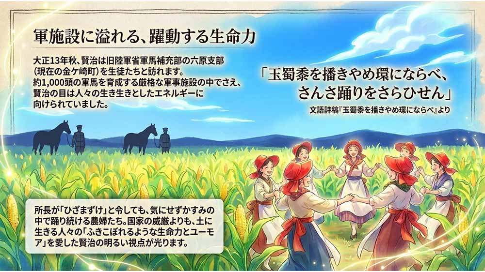 宮沢賢治と外山牧場　スライド