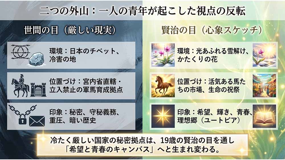 宮沢賢治と外山牧場　スライド