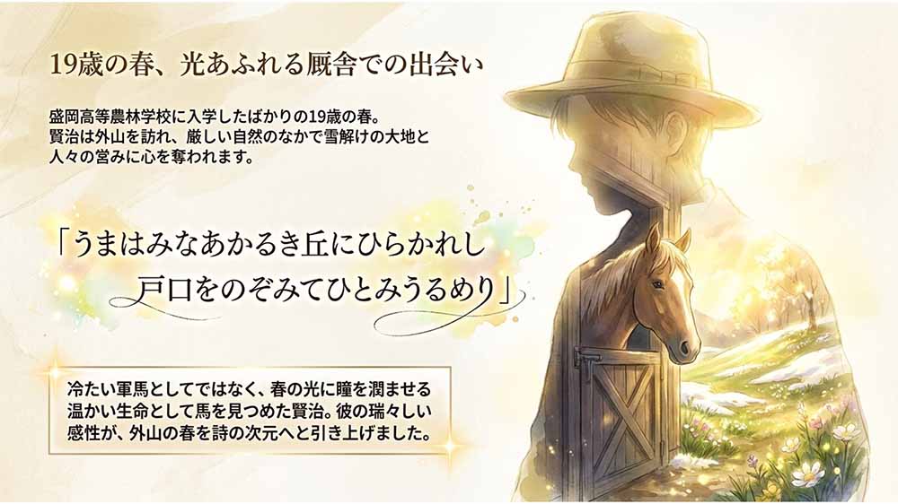 宮沢賢治と外山牧場　スライド